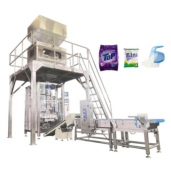 Multifunktions Vffs vertikal automatisk packningsmaskin (förpackning) för tvättpulver