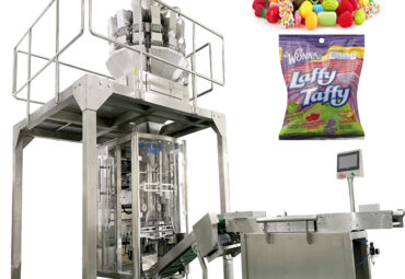 Flerfunktions Vffs vertikal automatisk matförpackningsmaskin (förpackning) för ris/kaffe/nötter/salt/sås/bönor/frö/socker/kol/hundmat/kattsand/pistasch