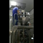 Kina automatisk mat snacks socker godis pulver frön nötter pulver vertikal packning maskin